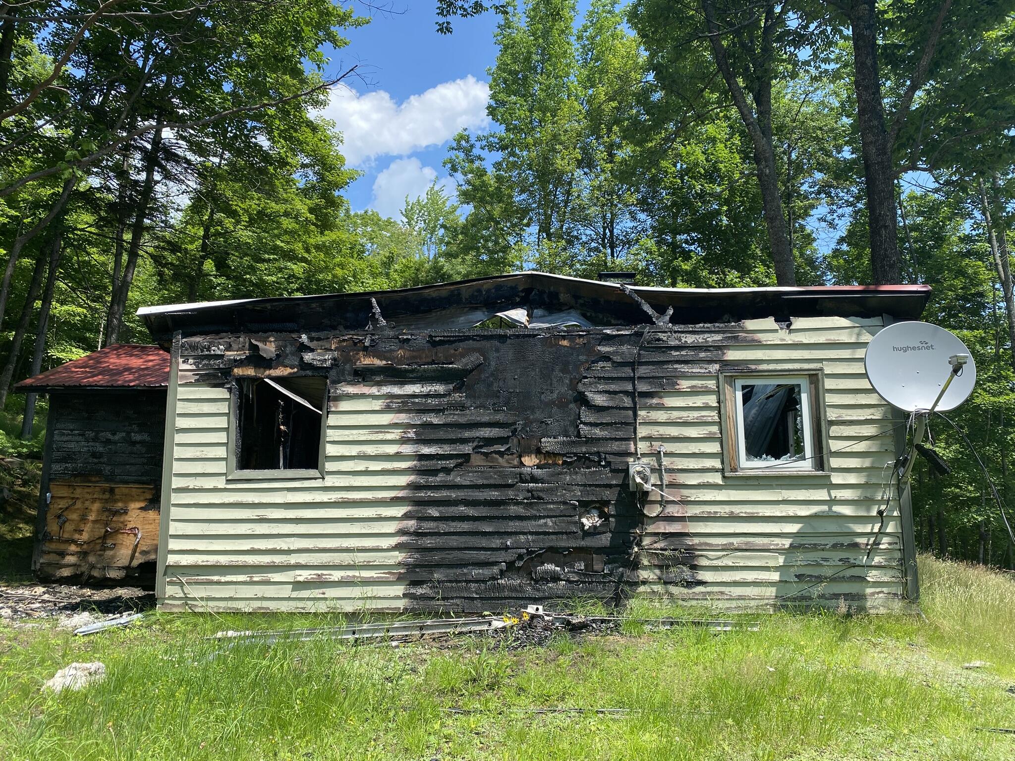 191 Weld Road Phillips, ME 04966 - Photo 13 of 24 House with fire damage