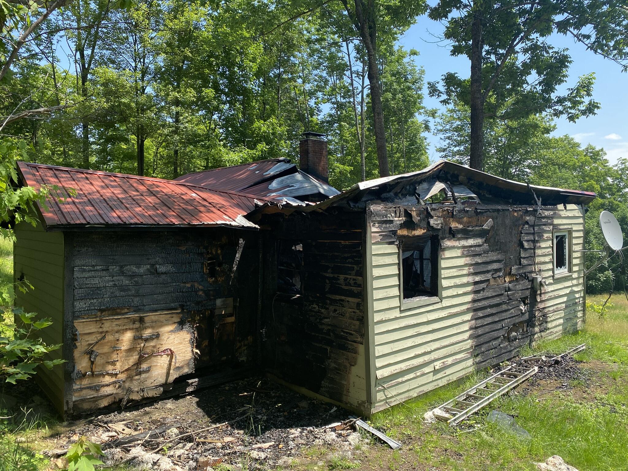 191 Weld Road Phillips, ME 04966 - Photo 14 of 24 House with fire damage
