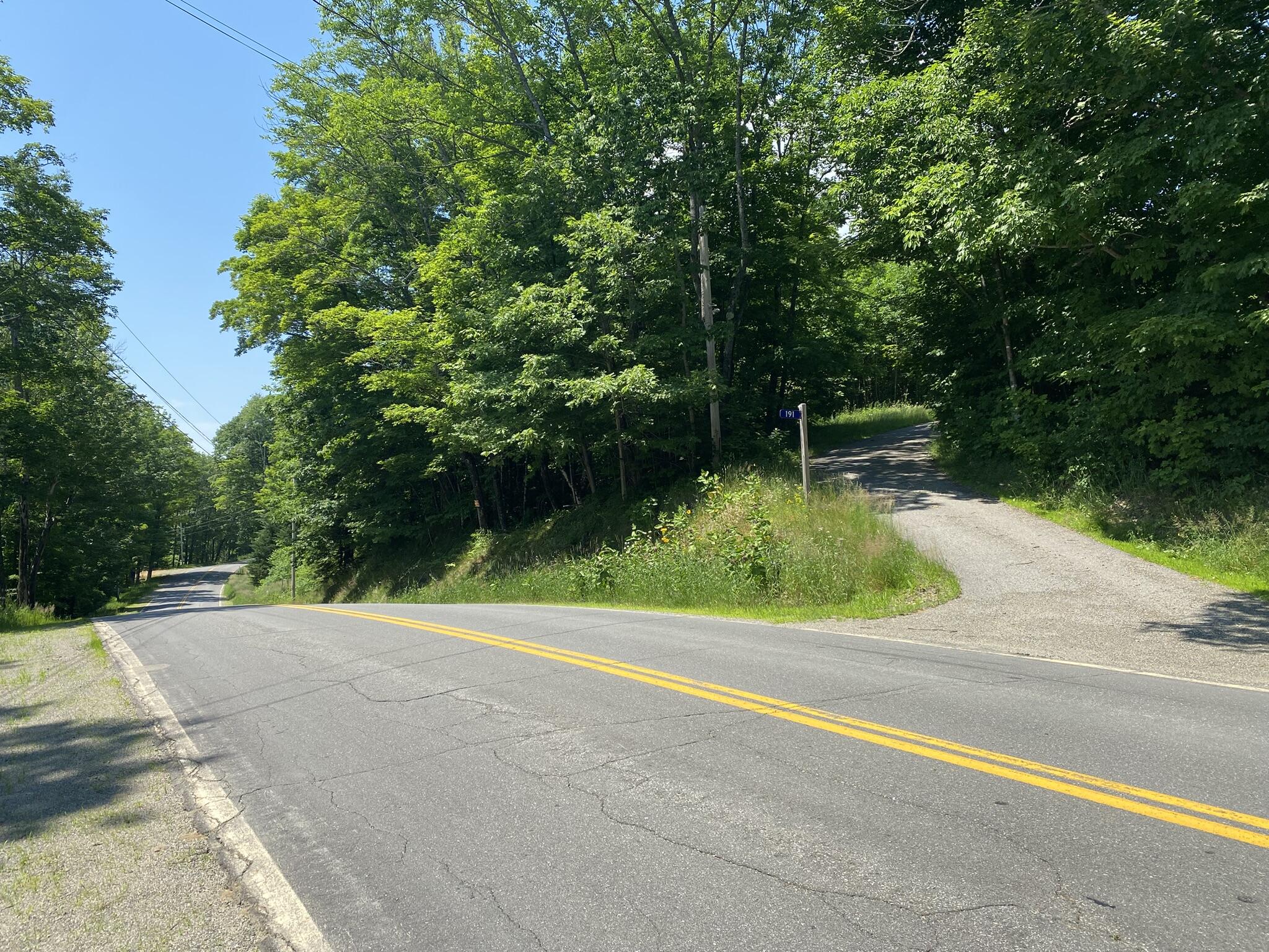 191 Weld Road Phillips, ME 04966 - Photo 3 of 24 Driveway and Weld Rd