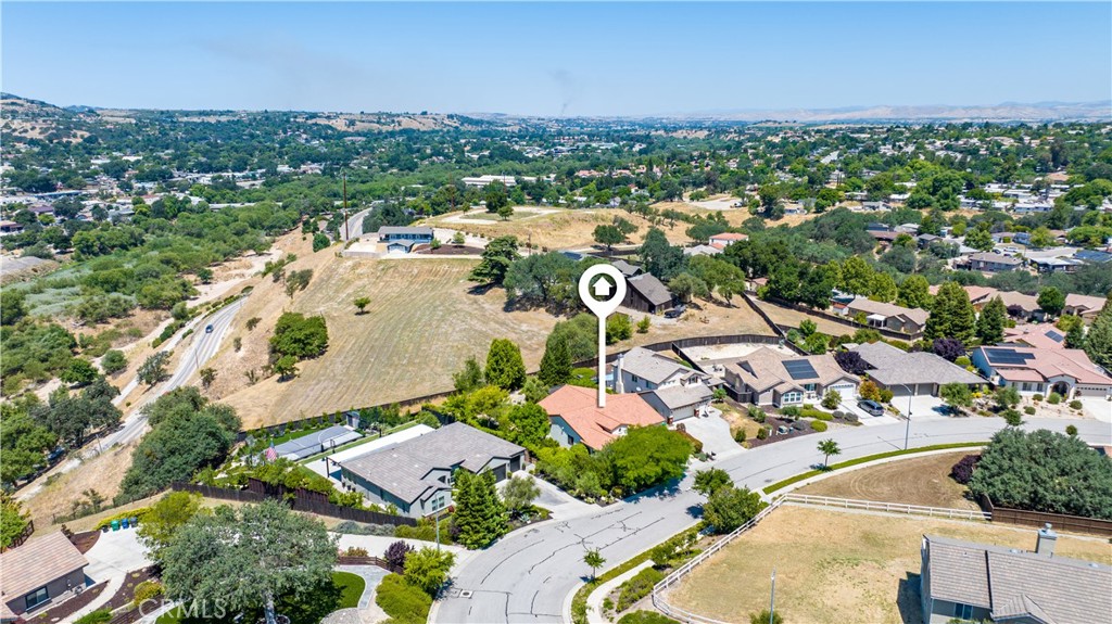 669 Red Cloud Road Paso Robles, CA 93446 - Photo 59 of 61 an aerial view of residential houses with outdoor space