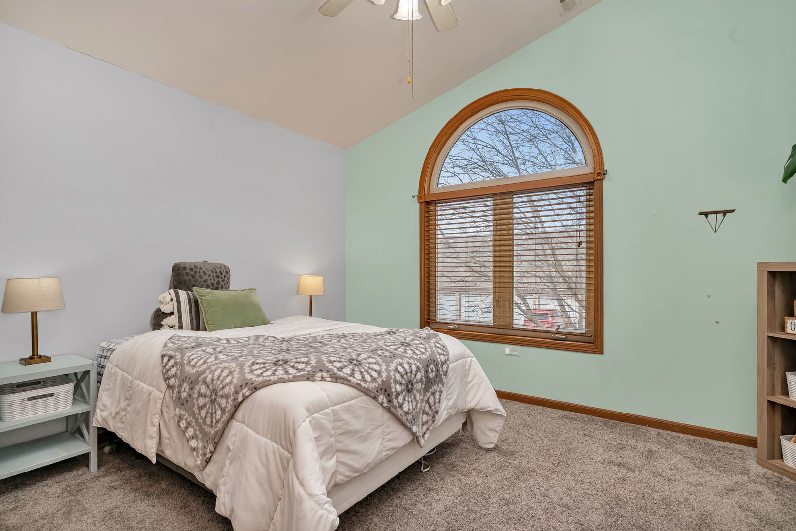 2670 Jodee Drive, Unit B Joliet, IL 60436 - Photo 17 of 23 a bedroom with a bed and a window