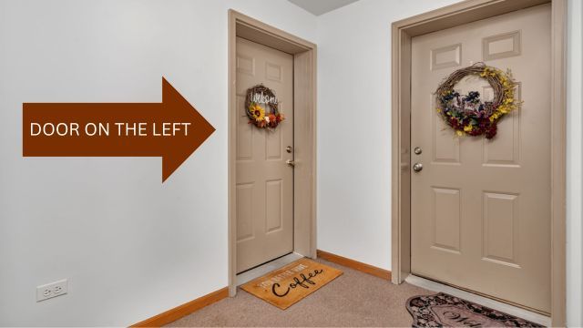 2670 Jodee Drive, Unit B Joliet, IL 60436 - Photo 2 of 23 a view of a livingroom with a door and wooden floor