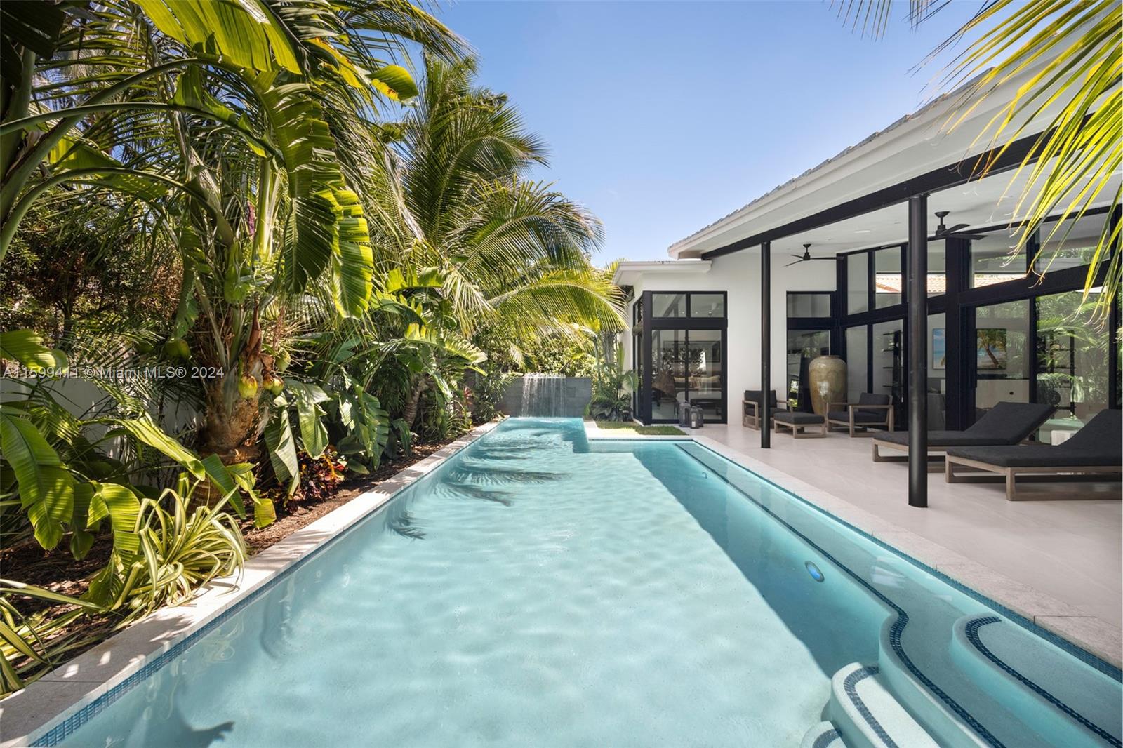5225 La Gorce Drive Miami Beach, FL 33140 - Photo 50 of 64 a view of swimming pool with a patio