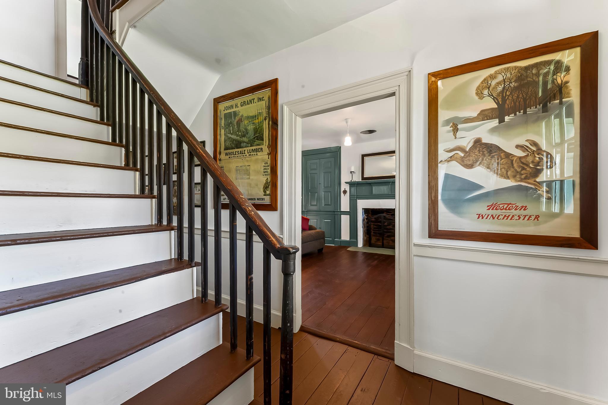 3058 Bailey Crossroads Road Atglen, PA 19310 - Photo 6 of 41 a view of staircase with wooden floor and a window