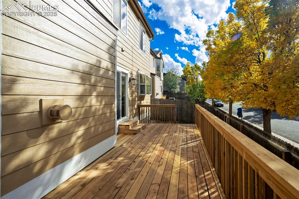 3140 River Valley View Colorado Springs, CO 80922 - Photo 41 of 49 a view of a balcony with chairs