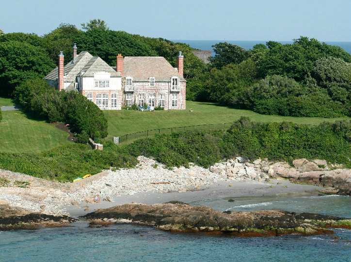 Exterior Front. Rare sandy beachfront property along the Cliff Walk