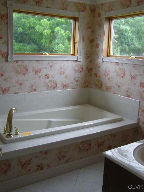 3448 Quarry Street Whitehall, PA 18052 - Photo 13 of 17 a bathroom with a bathtub and window