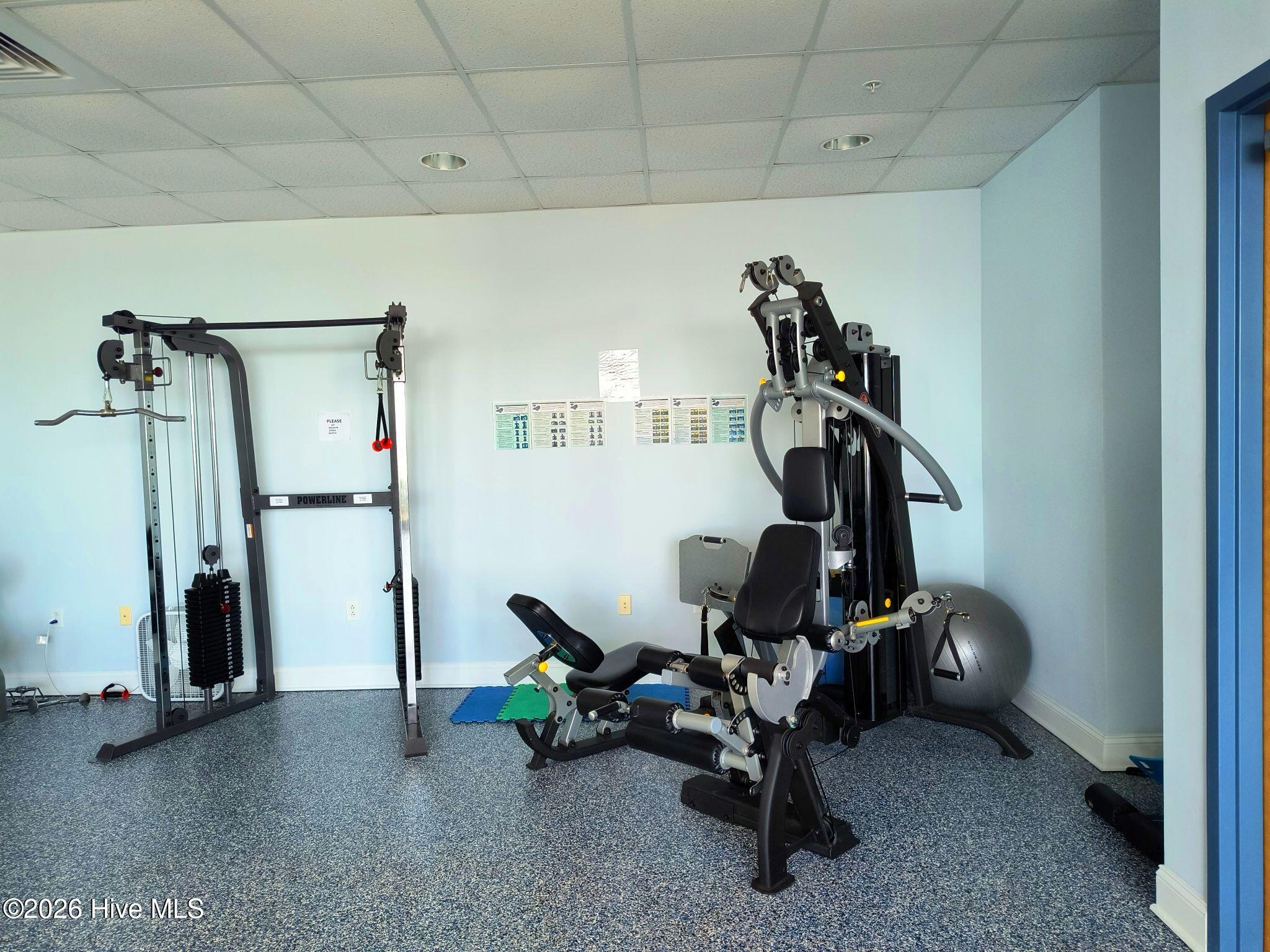 1550 Salter Path Road, Unit 209 Indian Beach, NC 28512 - Photo 27 of 31 Nautical Club fitness room 1