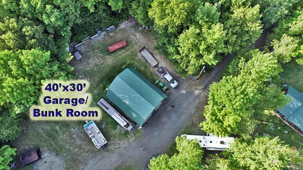 18-25 Bass Lane Weston, ME 04424 - Photo 3 of 84 aerial-garage-rec-room