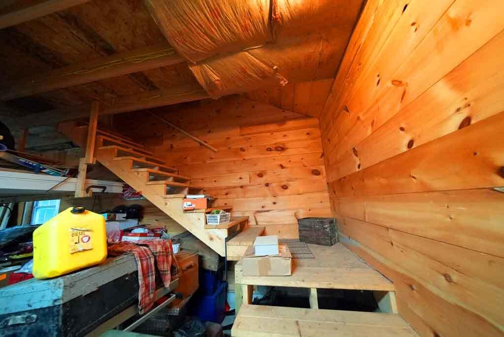 18-25 Bass Lane Weston, ME 04424 - Photo 35 of 84 stairway-over-garage