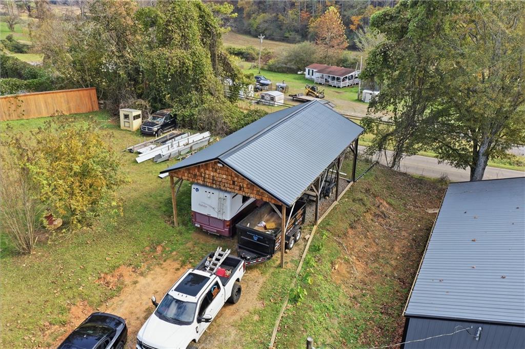 34 Bodie Road Talking Rock, GA 30175 - Photo 20 of 49 an aerial view of a house with a yard