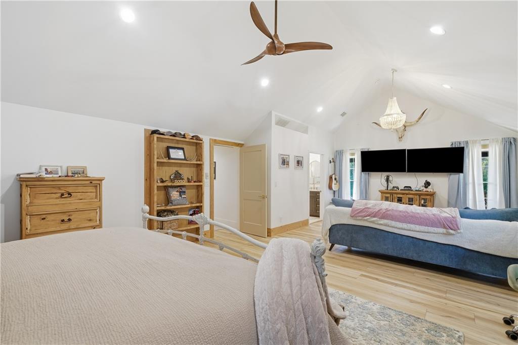 34 Bodie Road Talking Rock, GA 30175 - Photo 30 of 49 a bedroom with furniture and a flat screen tv