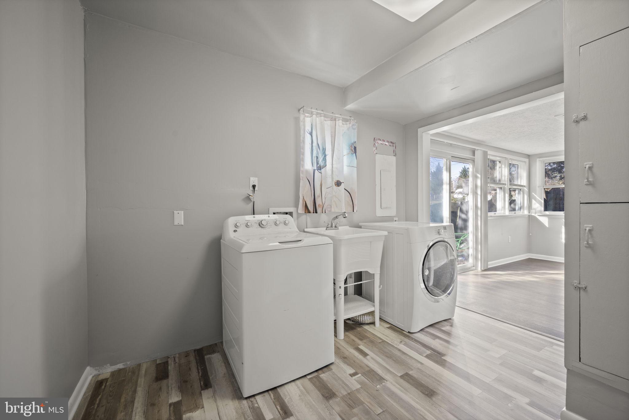 3 Leymar Road Glen Burnie, MD 21060 - Photo 24 of 60 a utility room with dryer and washer