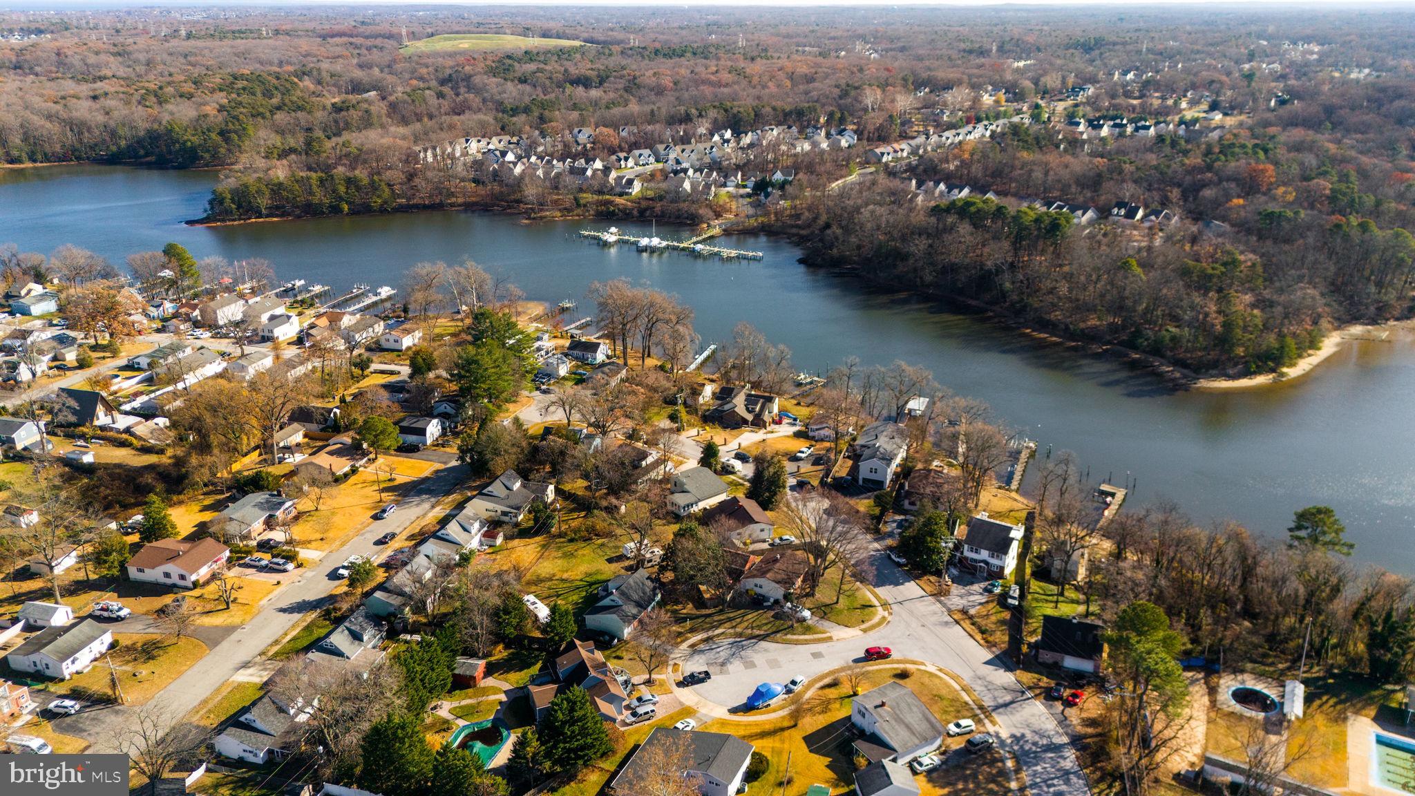 3 Leymar Road Glen Burnie, MD 21060 - Photo 3 of 60 an aerial view of a house with a lake view