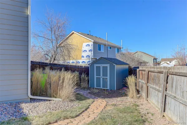a view of a small house