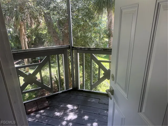 a view of a porch