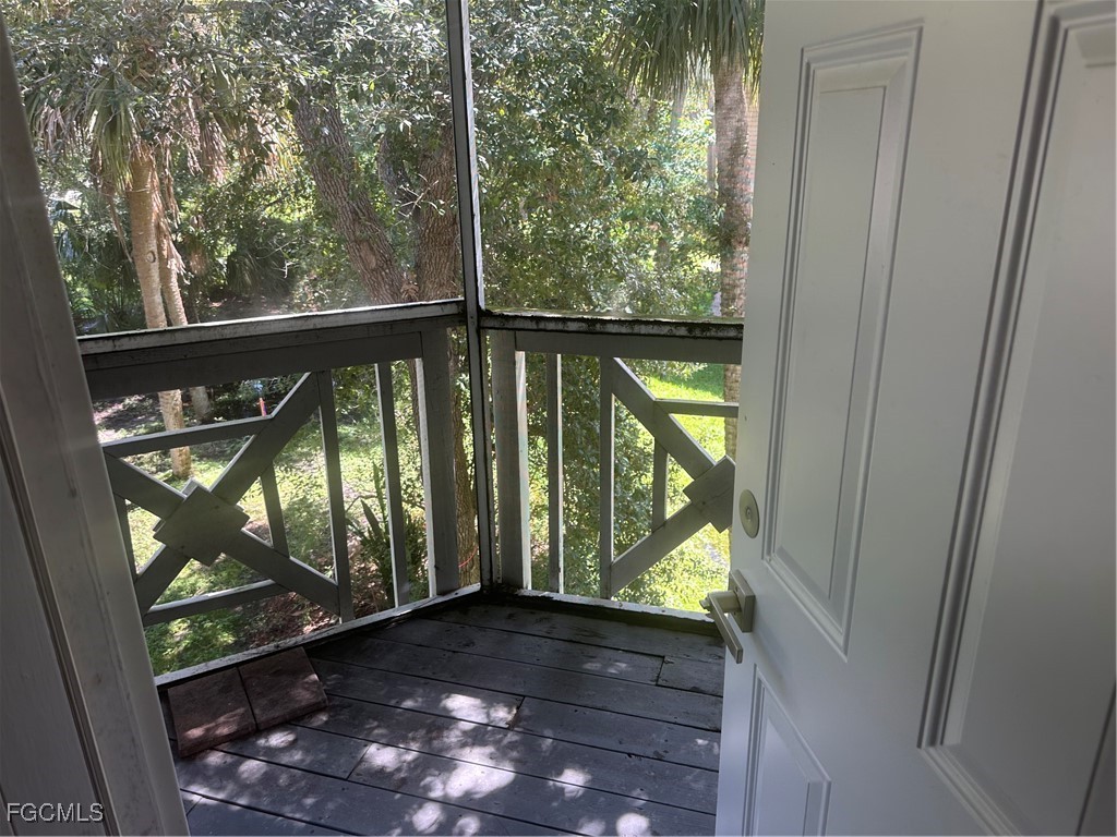 950 Moody Road, Unit 110 North Fort Myers, FL 33903 - Photo 25 of 32 a view of a porch