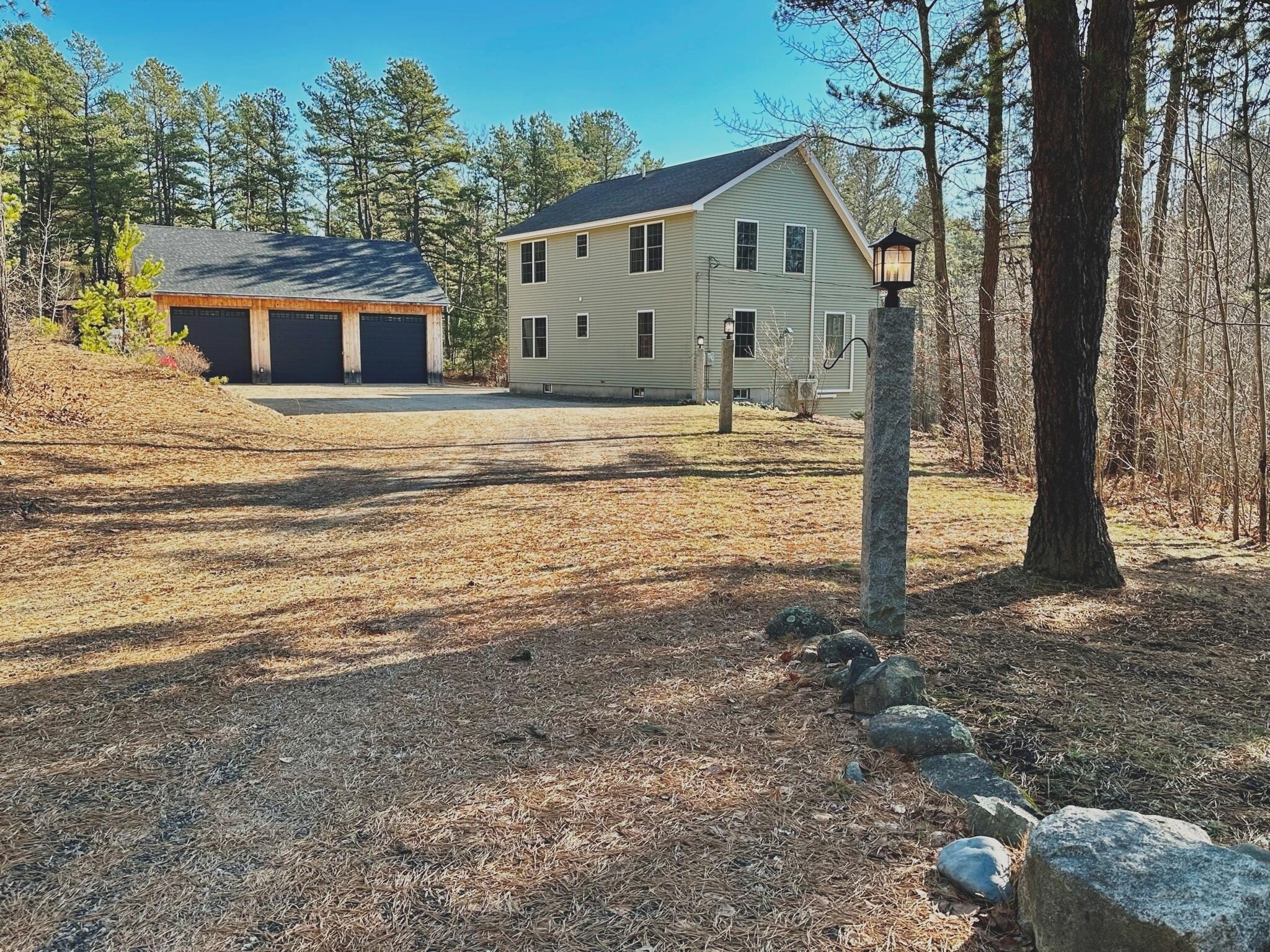 Front view from driveway.