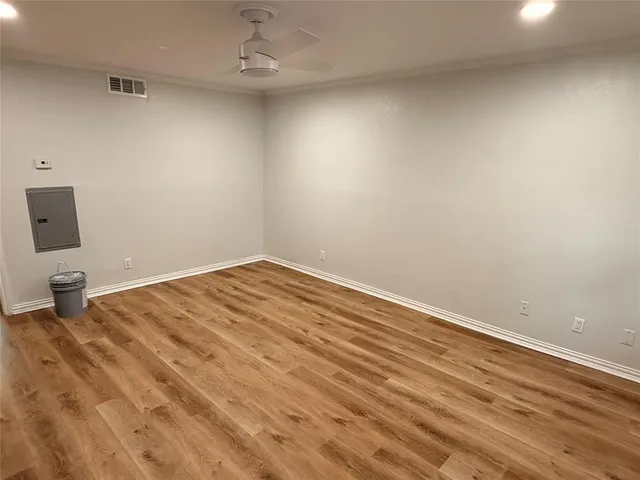 wooden floor in a room
