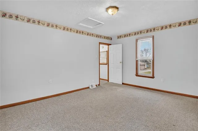 a view of an empty room