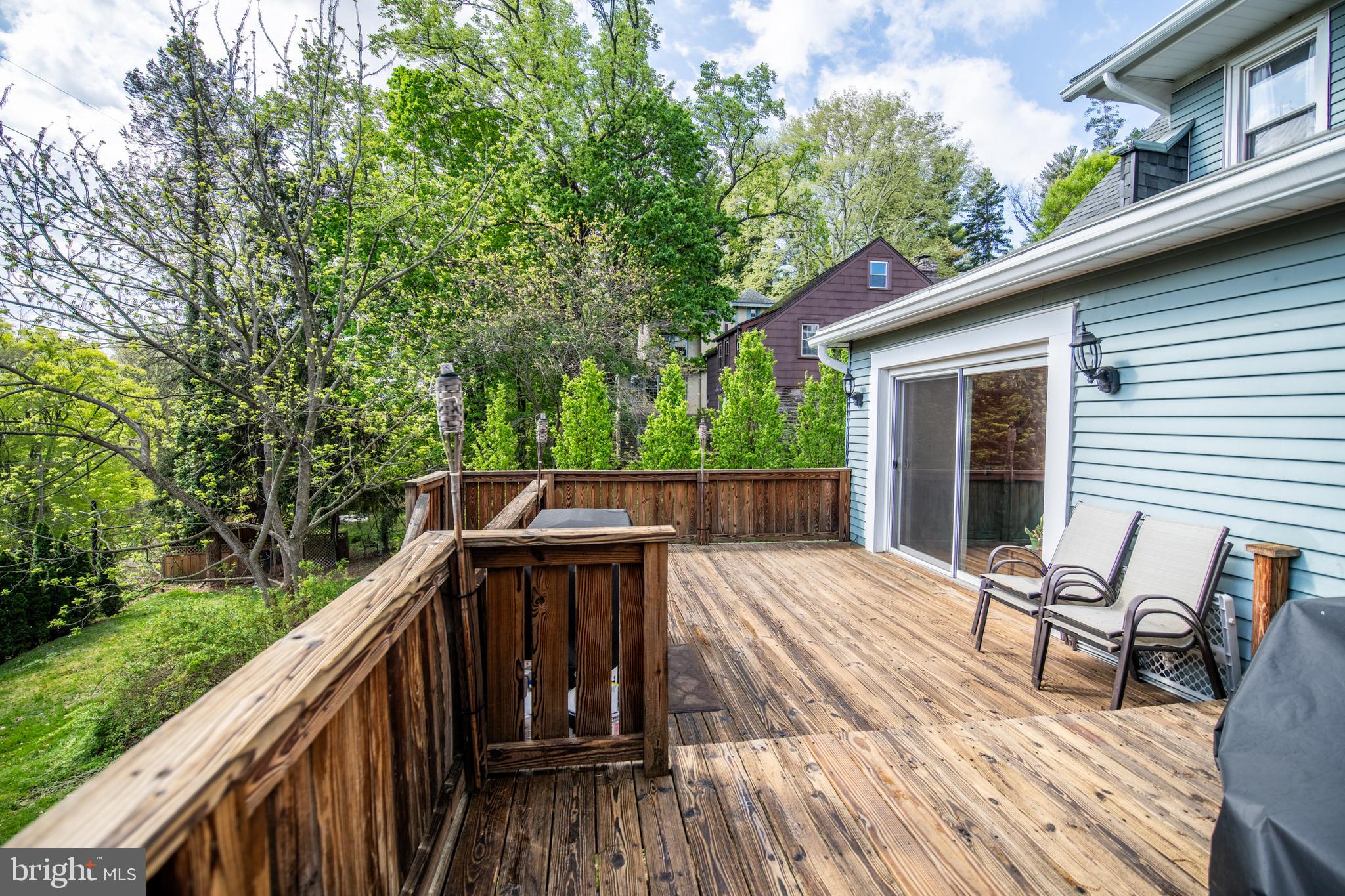 803 Grove Place Havertown, PA 19083 - Photo 26 of 27 Rear Deck