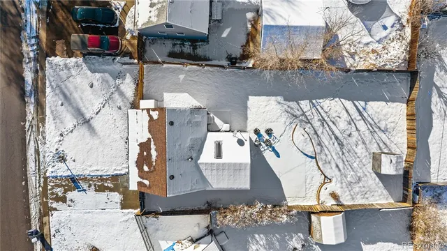 a view of city from the building