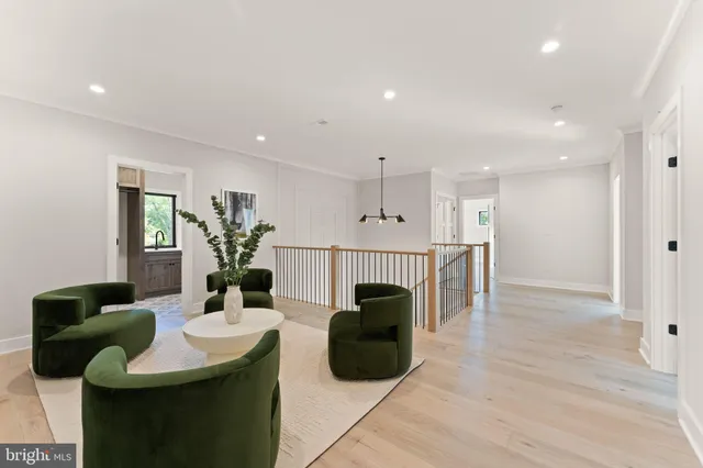 a view of a kitchen from the hallway