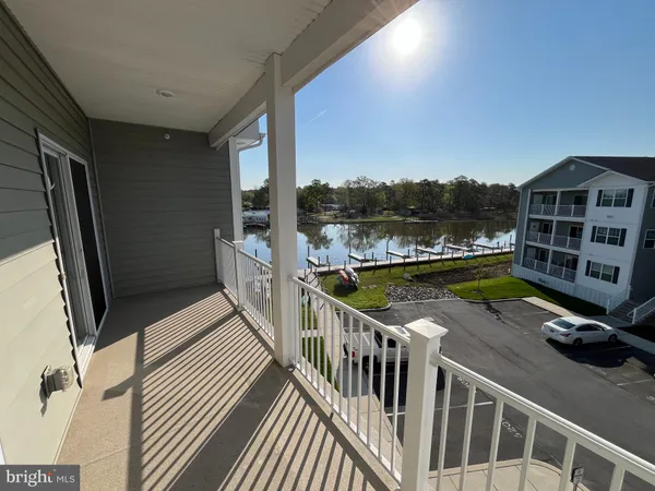 a view of a balcony