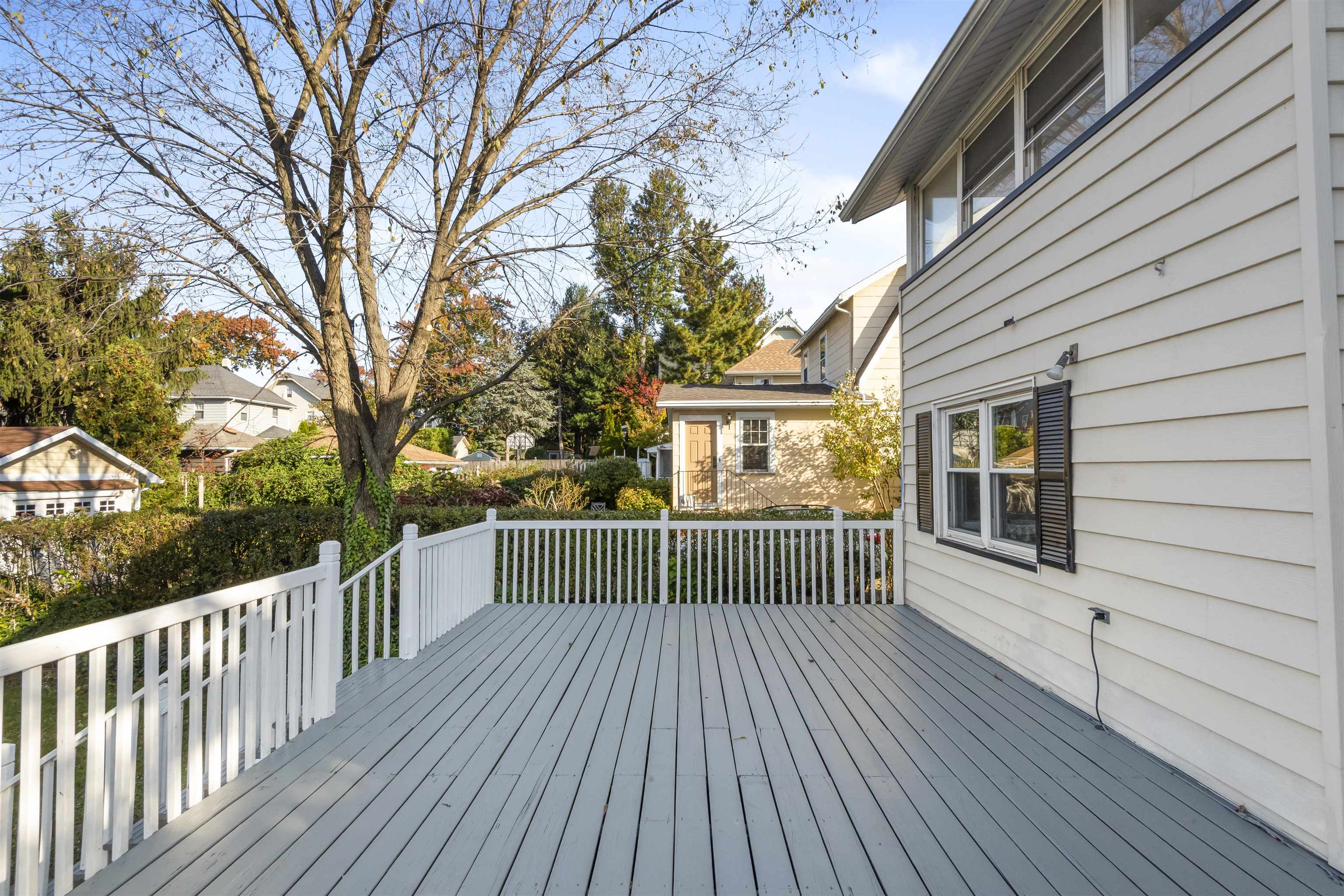 424 Lincoln Avenue Rutherford, NJ 07070 - Photo 28 of 30 a view of house with deck and wooden floor