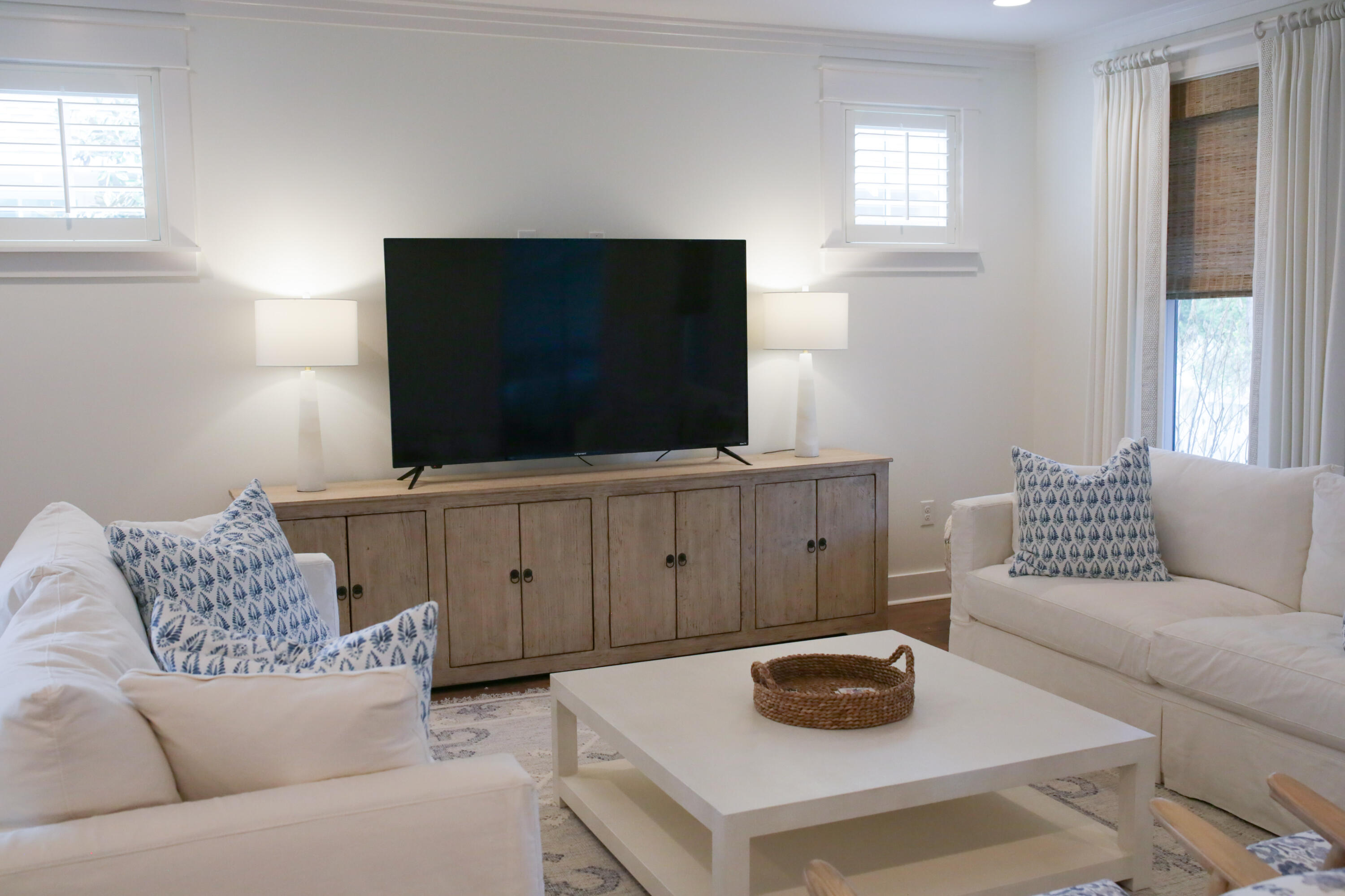 27 Somersault Lane Inlet Beach, FL 32461 - Photo 14 of 42 a living room with furniture and a flat screen tv