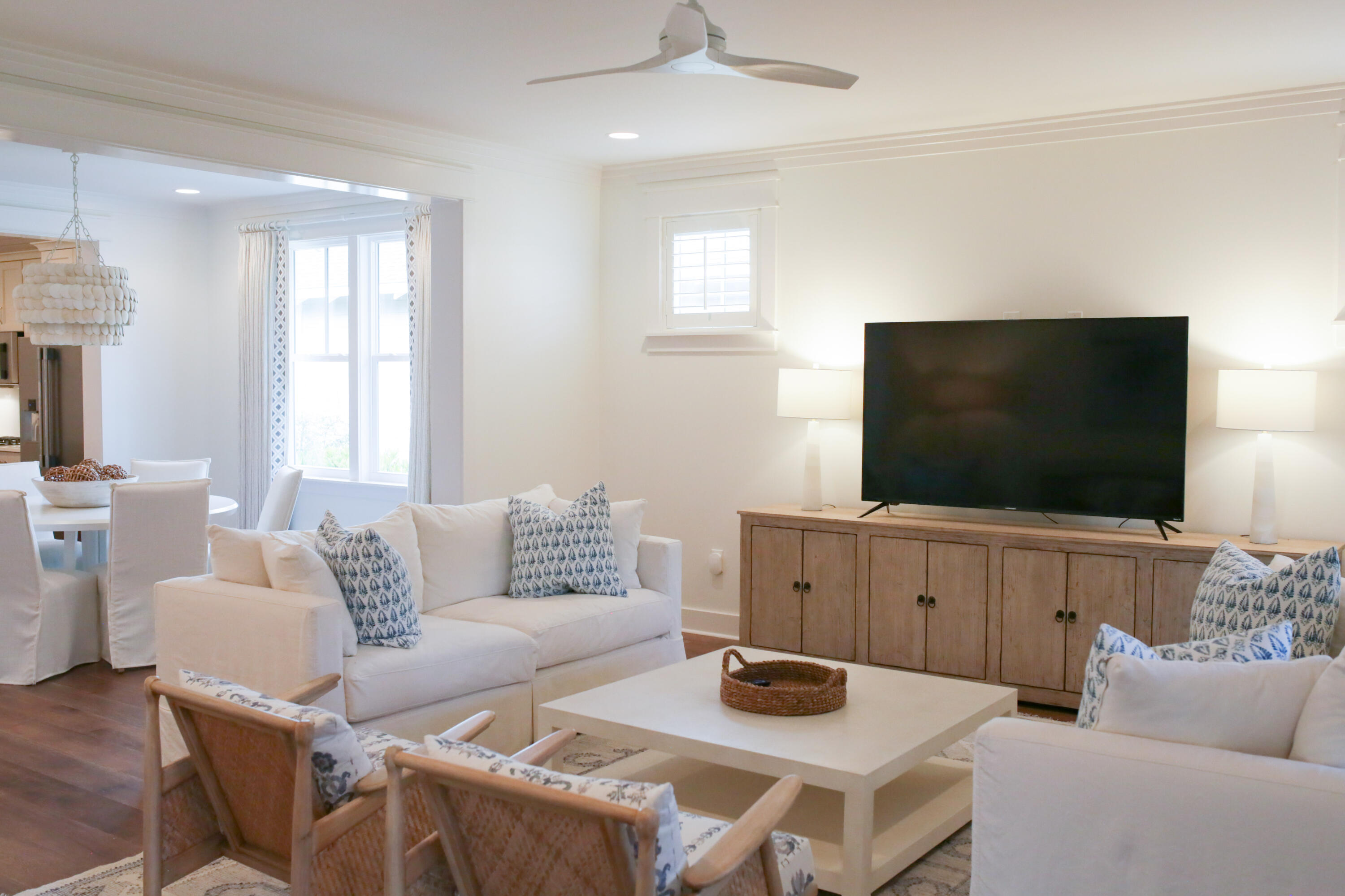 27 Somersault Lane Inlet Beach, FL 32461 - Photo 15 of 42 a living room with furniture and a flat screen tv