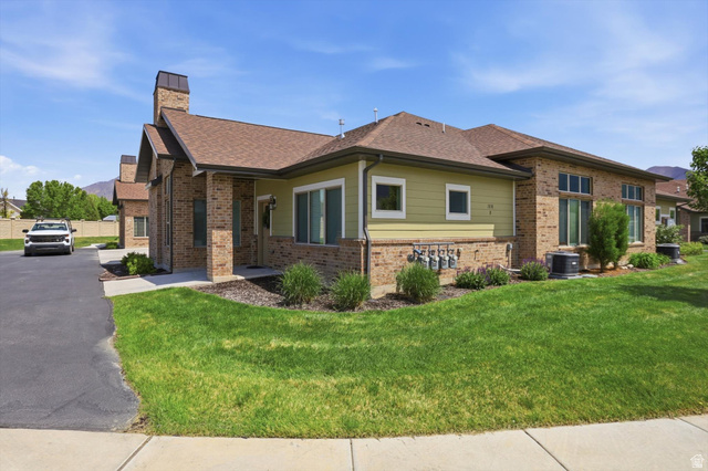 1838 West 300th Street South, Unit B Mapleton, UT 84664 - Photo 36 of 51 Brick exterior with light green siding