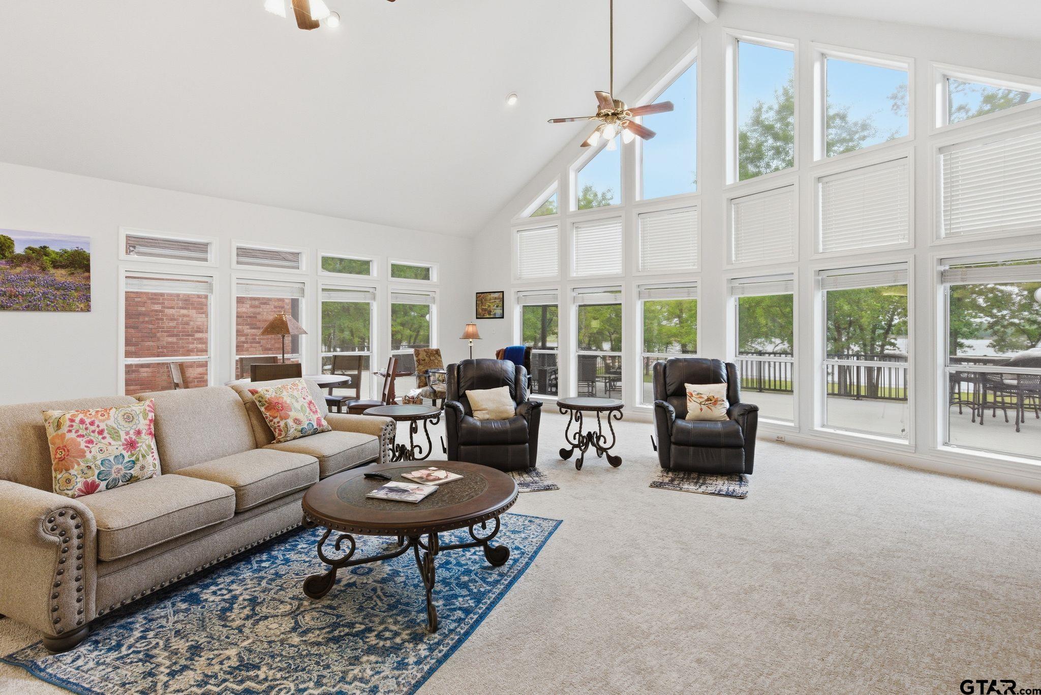 511 Rcr 3346 Emory, TX 75440 - Photo 27 of 48 a living room with furniture and a large window