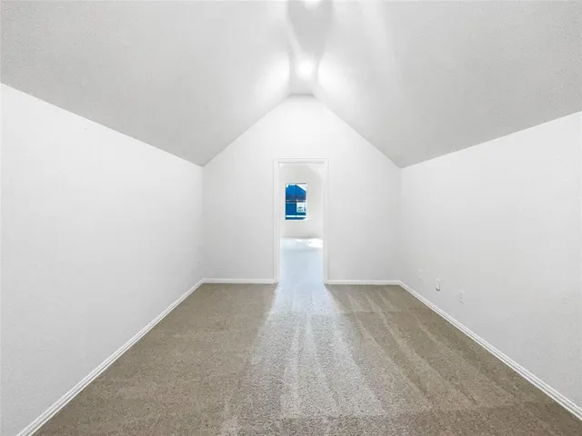 a view of a room with a window