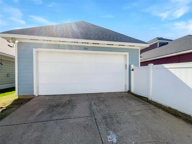 a house view with a backyard space