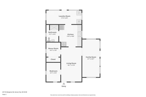 $260,000 | W1116 Mangrove Road, Genoa City, WI 53128