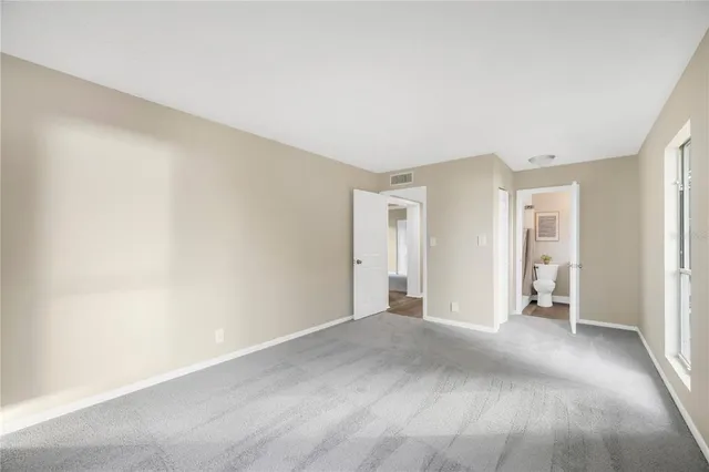 a view of a backyard with a small cabin