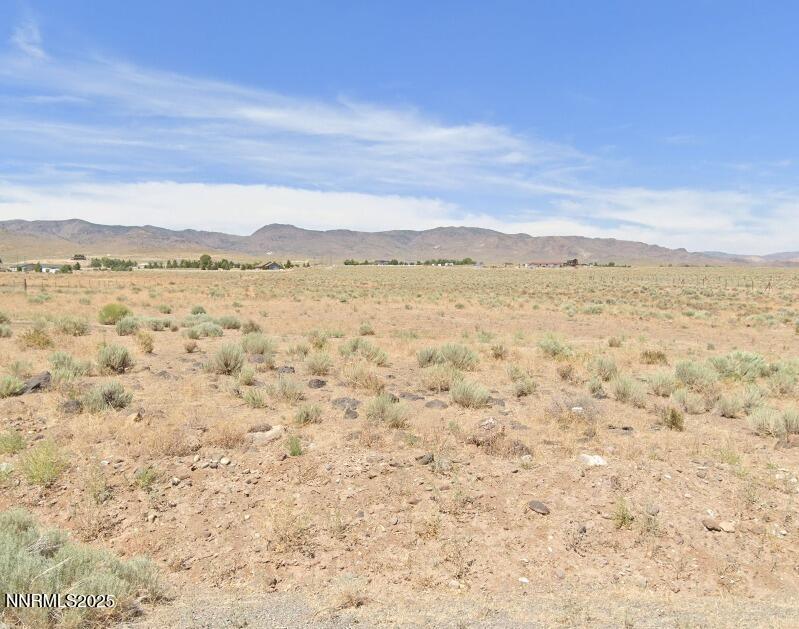 a view of lake and mountain