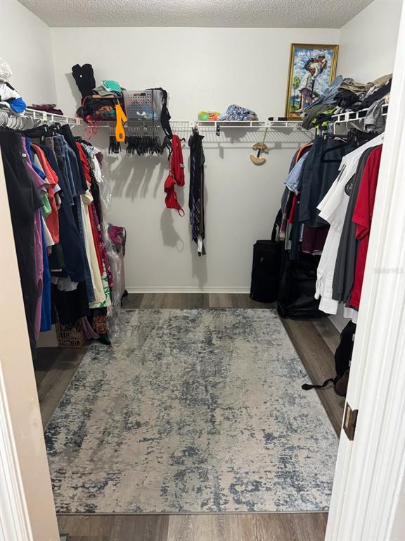6812 Arbor Oaks Drive Bradenton, FL 34209 - Photo 19 of 29 a view of walk in closet with clothes and shoes