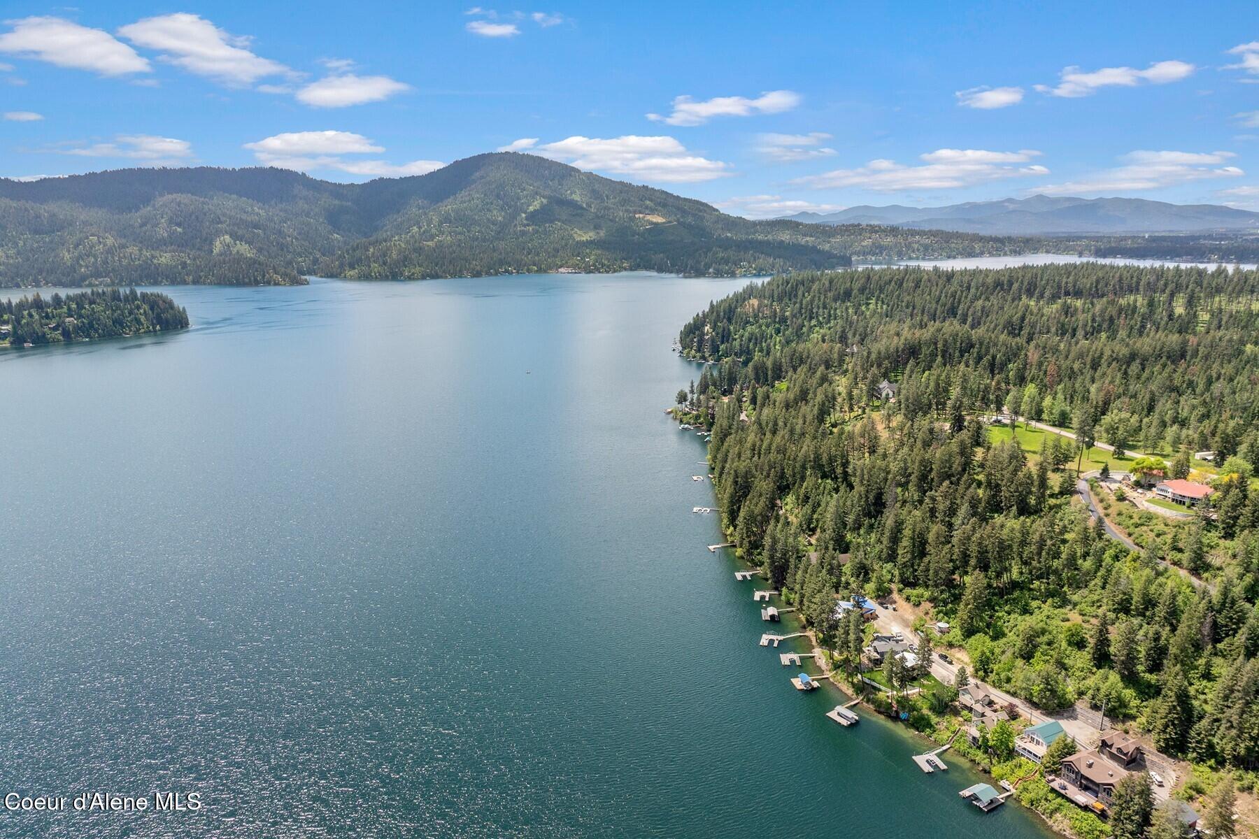 5977 East McMahon Road Hayden, ID 83835 - Photo 39 of 39 Wide aerial view of the lake