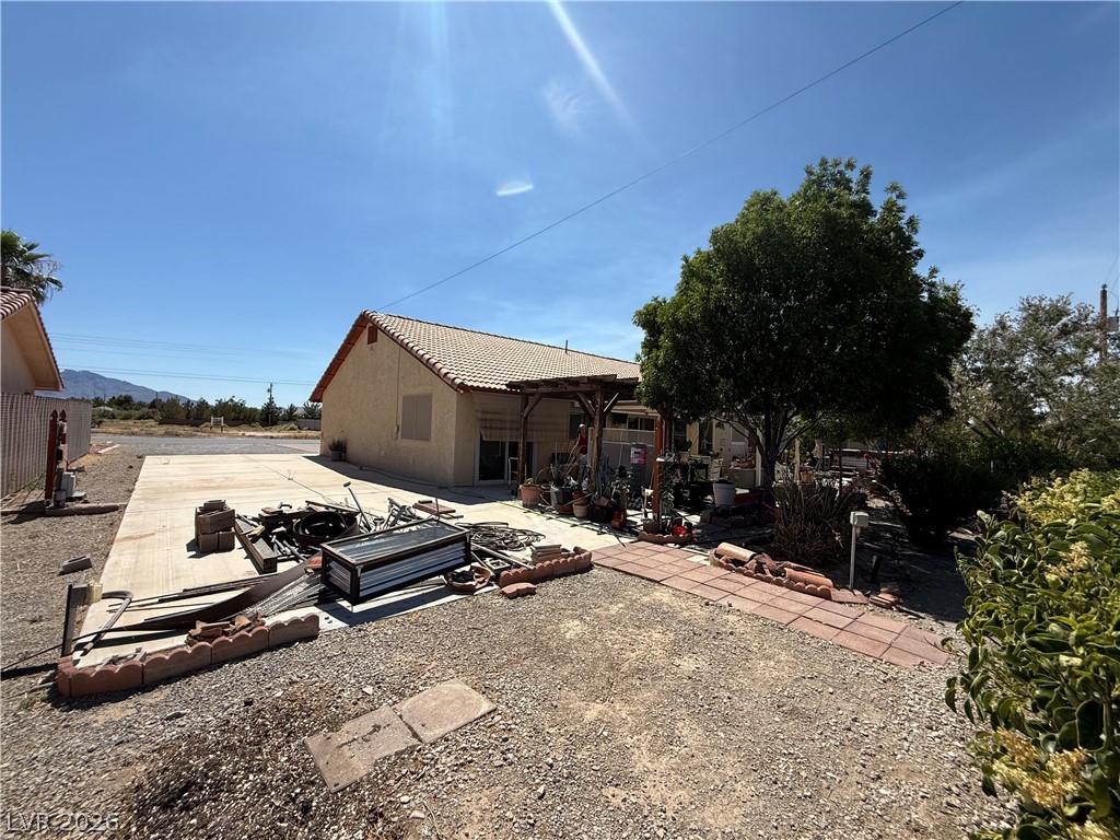 2171 South Blagg Road Pahrump, NV 89048 - Photo 19 of 27 RV Pad - view from the back