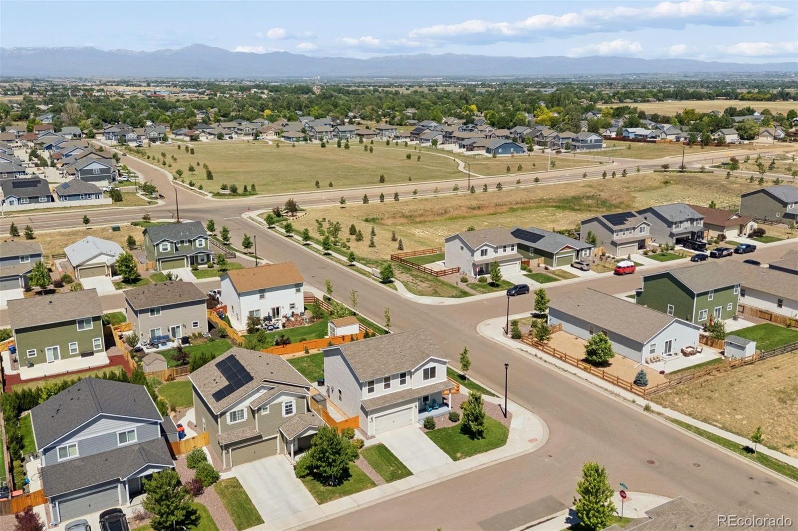 7307 Animas Avenue Frederick, CO 80530 - Photo 45 of 49 an aerial view of residential building with outdoor space
