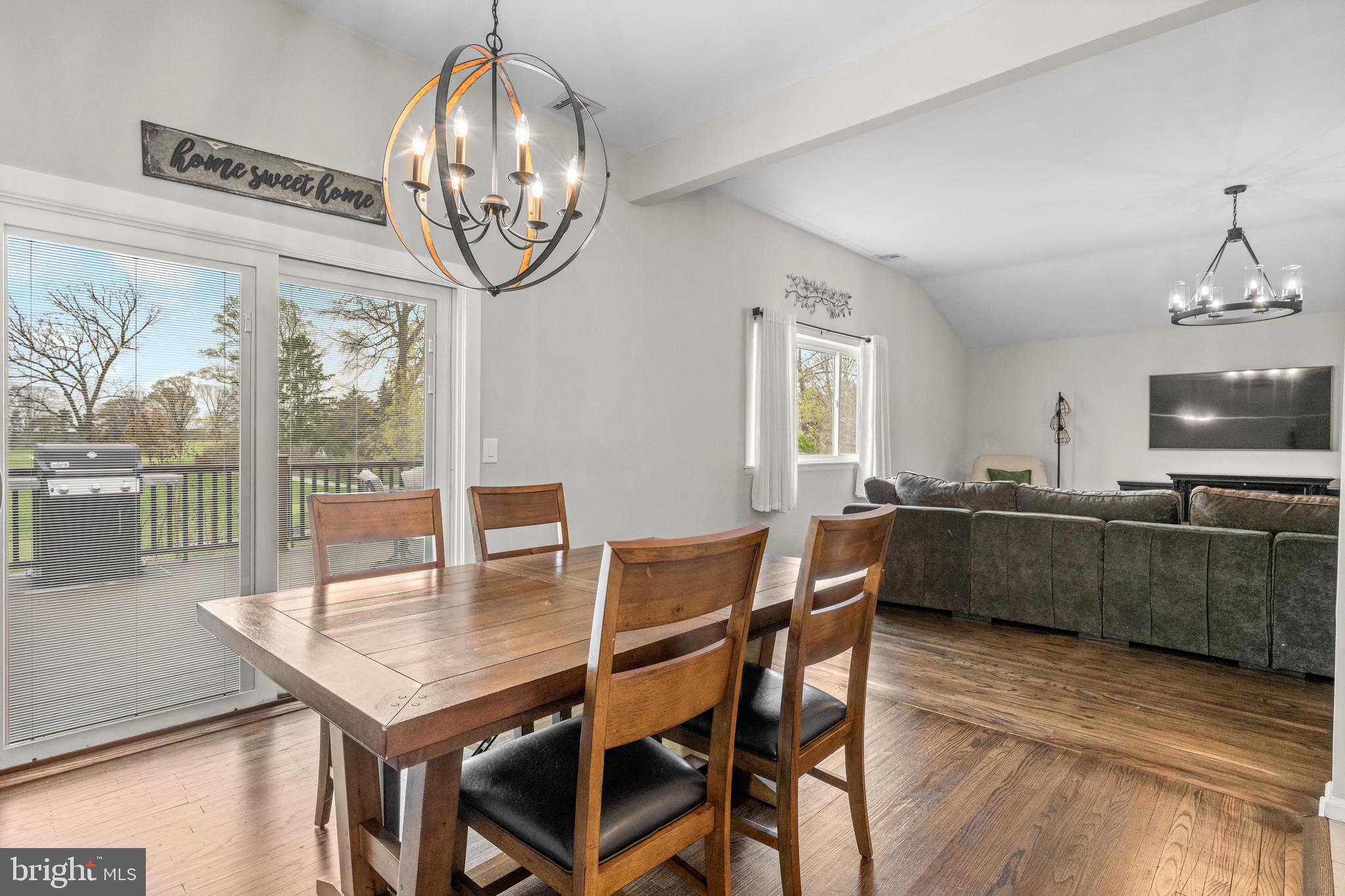 221 Hemlock Lane Springfield, PA 19064 - Photo 17 of 36 a view of a dining room with furniture window and outside view