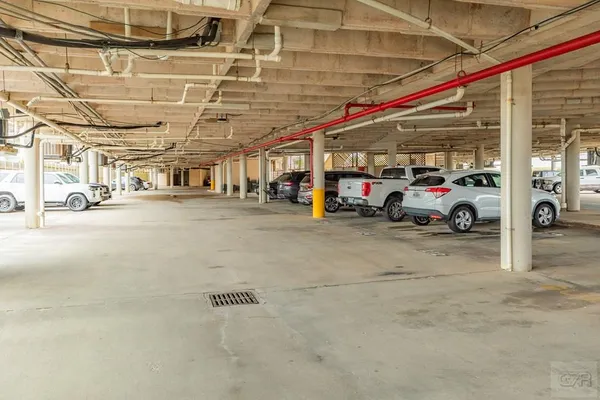 a view of parking area