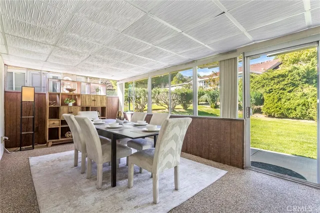 a view of an swimming pool and mountain view