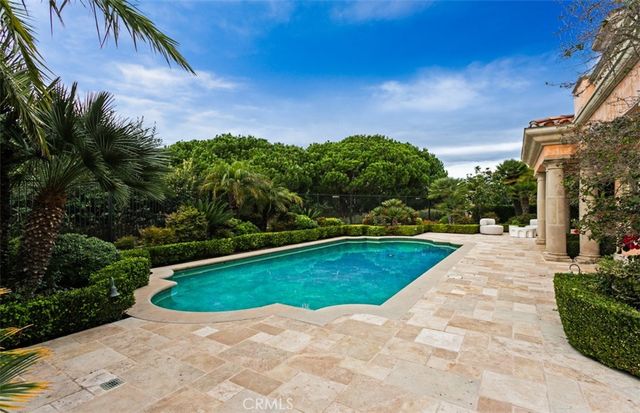a view of a golf course with a lake