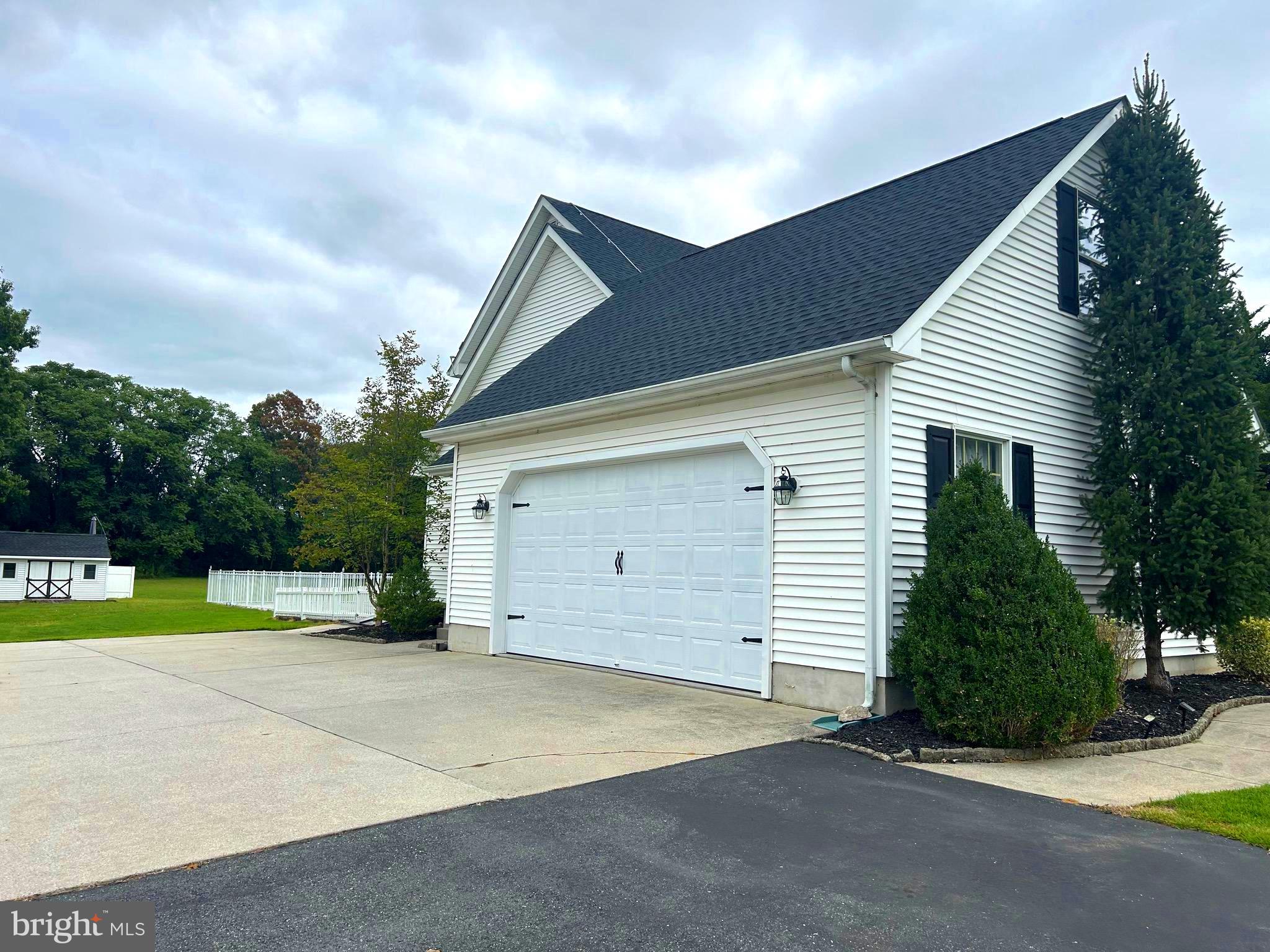 160 East Wolfert Station Road Mickleton, NJ 08056 - Photo 3 of 30 Side of Home 2 Car Garage with bonus storage