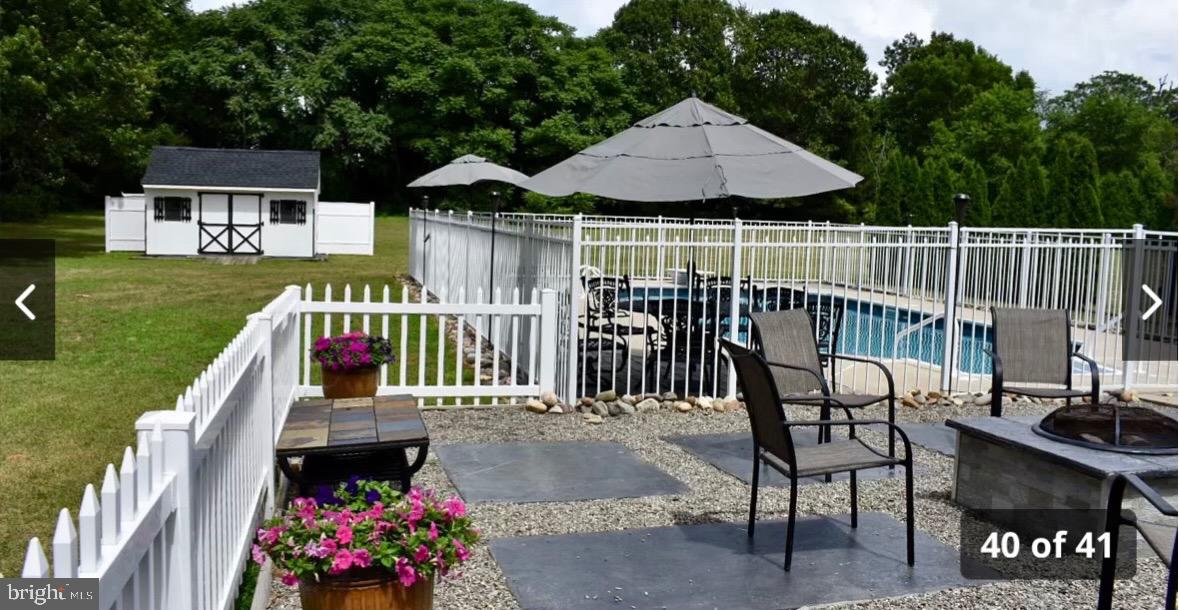160 East Wolfert Station Road Mickleton, NJ 08056 - Photo 7 of 30 Backyard Pool Area