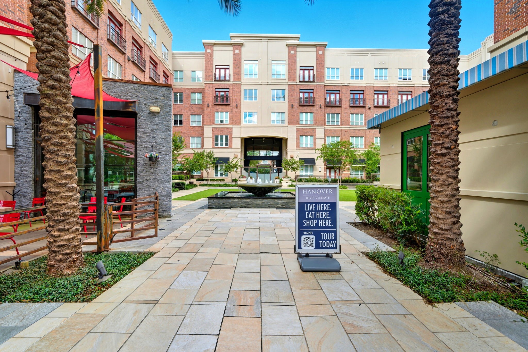 2370 Bolsover Street Houston, TX 77005 - Photo 43 of 46 a front view of a building with garden