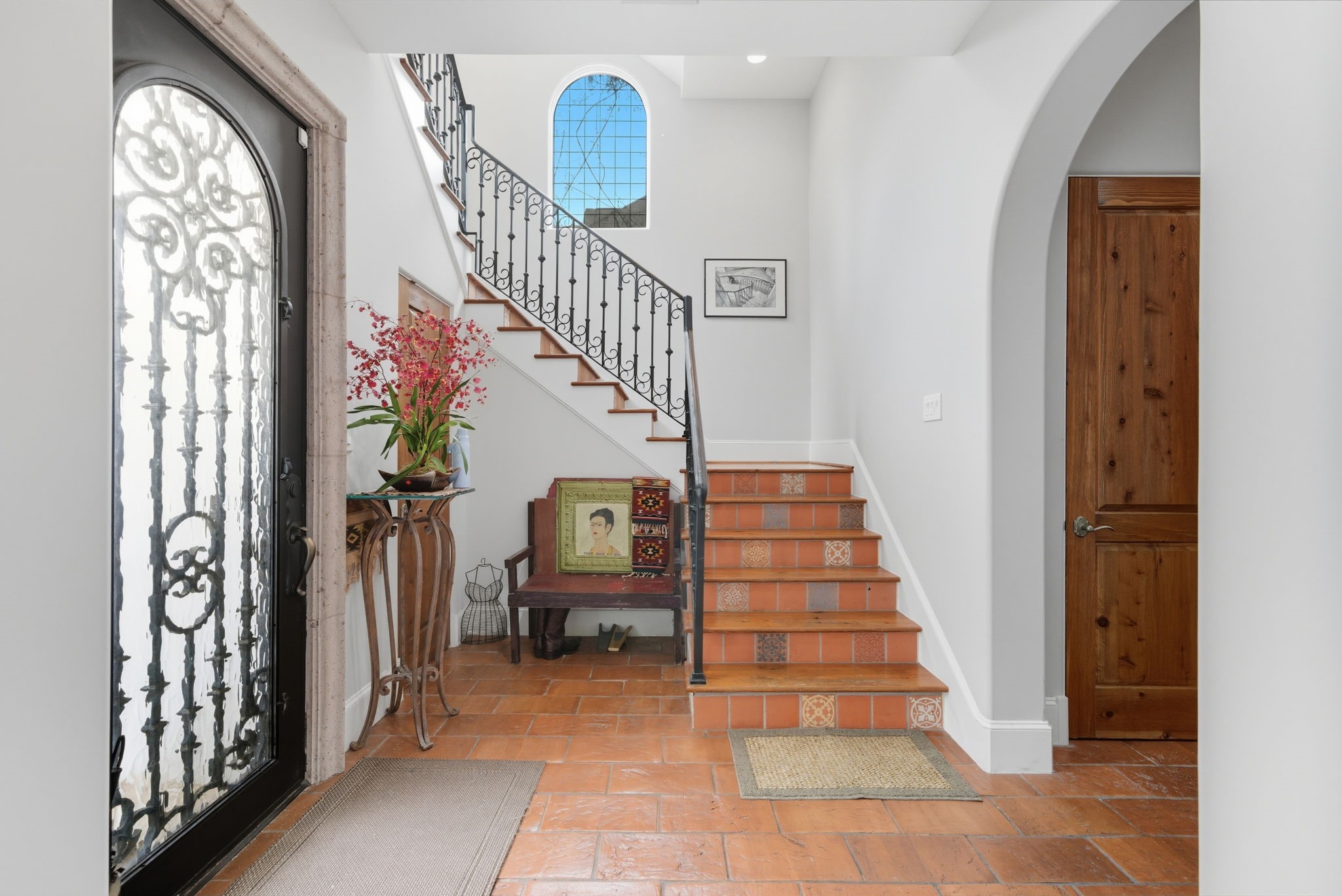 2370 Bolsover Street Houston, TX 77005 - Photo 7 of 46 a view of entryway with wooden door